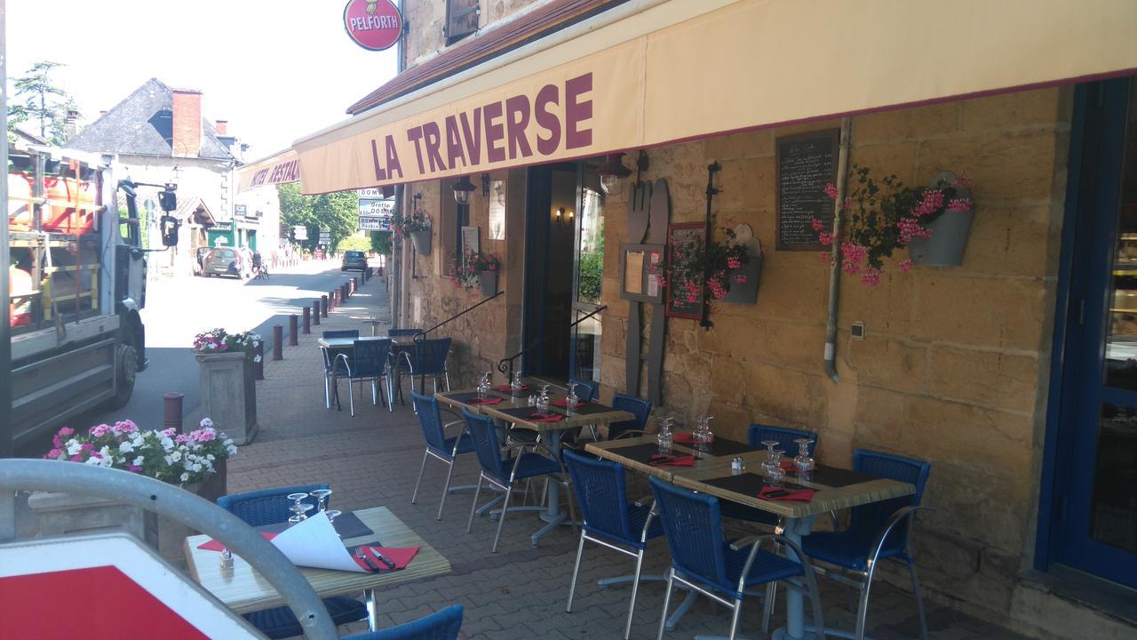 Hotel Restaurant La Traverse Cénac-et-Saint-Julien Buitenkant foto